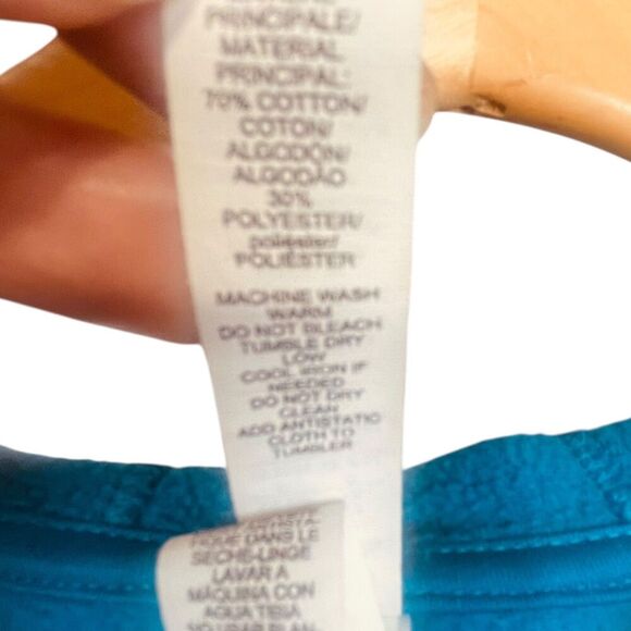 adidas | Women’s Turquoise Embroidered Logo Hooded Sweatshirt Size XS | EUC - Picture 10 of 10